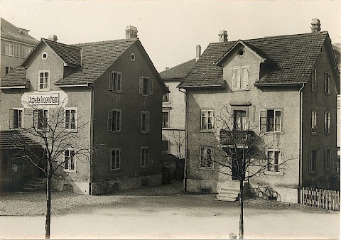 Das erste Arbeiter-Jugendwohnheim an der Ecke Sihlfeld-/Kochstrasse (Historischer Verein Aussersihl)